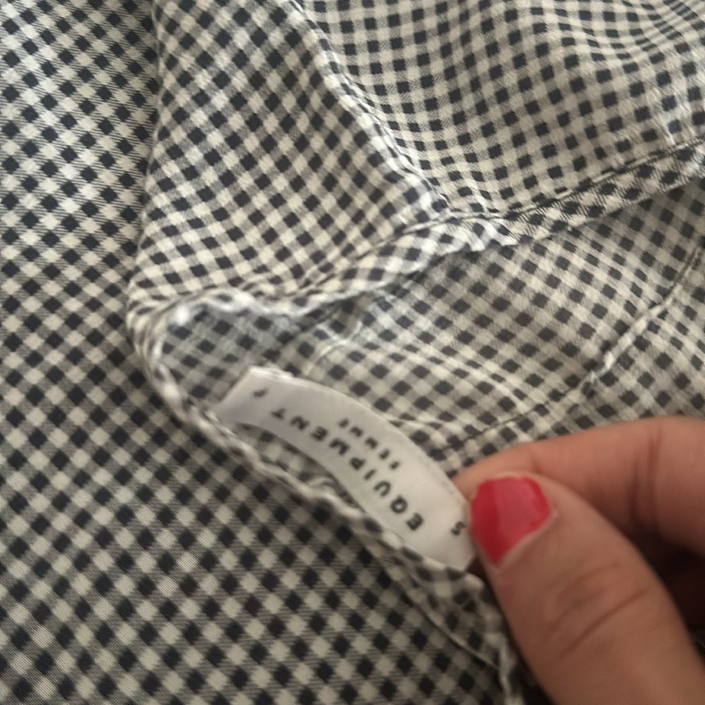 Equipment Silk Gingham Shorts - Picture 4 of 7